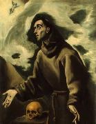 GRECO, El Saint Francis Receiving the Stigmata Germany oil painting artist